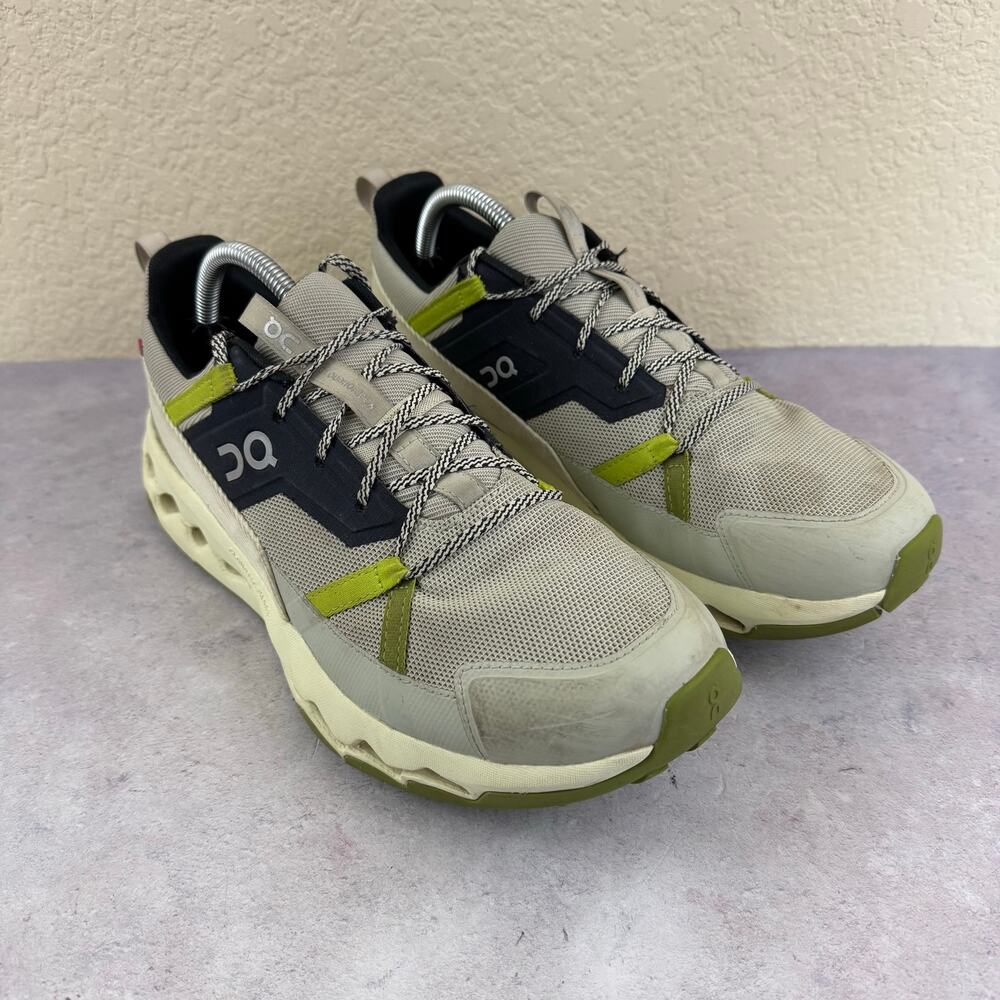 On Cloudhorizon Men’s Trail Running Shoes Size 10 Gray/Green Hiking